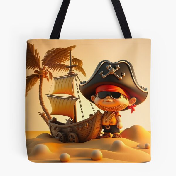 Item preview, Petit garçon pirate et son bateau designed and sold by Crea79.