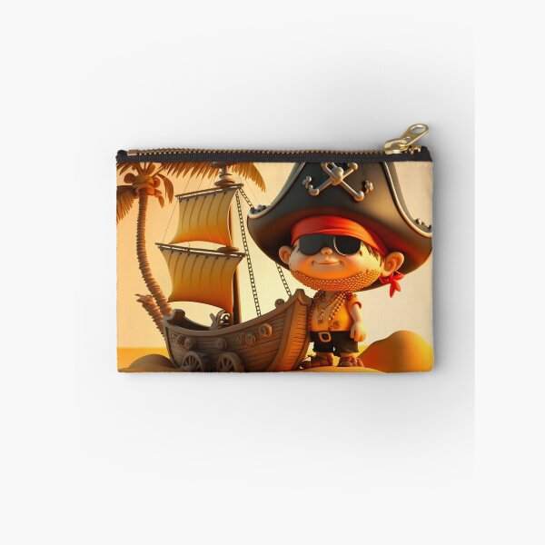 Item preview, Petit garçon pirate et son bateau designed and sold by Crea79.