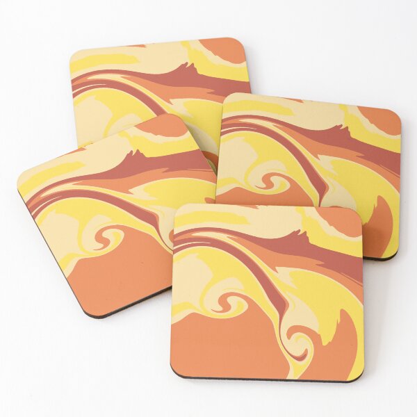 Item preview, Winding pattern orange tone designed and sold by SunSleepy.