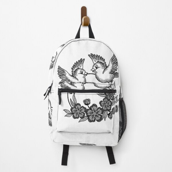Item preview, Birds with flower wreath  designed and sold by FloralsbyKavya.