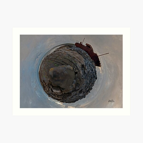 Shipwreck on Inisheer: The Plassey Wreck Art Print