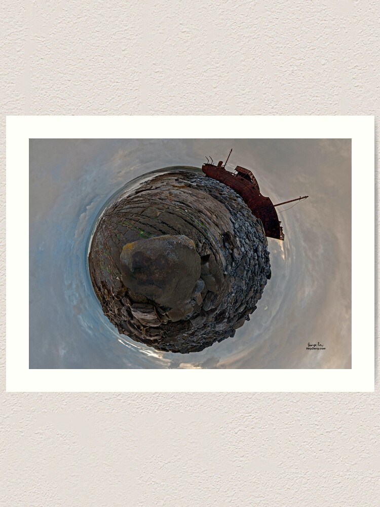 Alternate view of Shipwreck on Inisheer: The Plassey Wreck Art Print