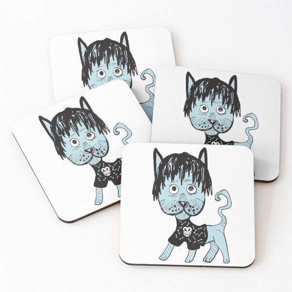 Item preview, Blue Cat in a Shirt designed and sold by Sophieaillustration .
