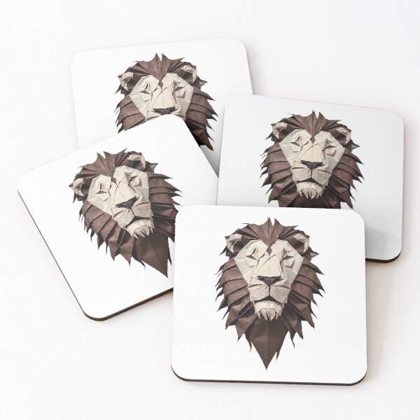 Item preview, Origami lion portrait designed and sold by portokalis.