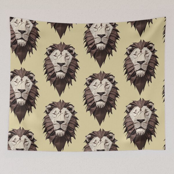 Item preview, Origami lion portrait designed and sold by portokalis.