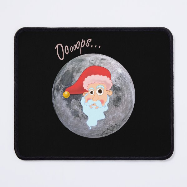 Item preview, Santa on the moon designed and sold by Misschemical.