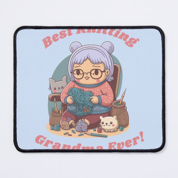 Item preview, best knitting grandma ever designed and sold by printiesart.