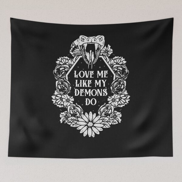 Item preview, Love me like my demons - Funny designed and sold by ChrisFeil.