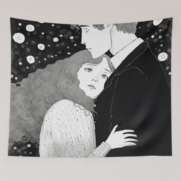Item preview, Embraced Lovers designed and sold by Warehouse46.