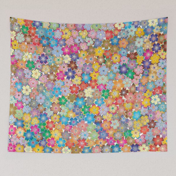 Item preview, Pink sakura cherry blossom flower pattern - Japanese sakura pattern designed and sold by Japanculture.