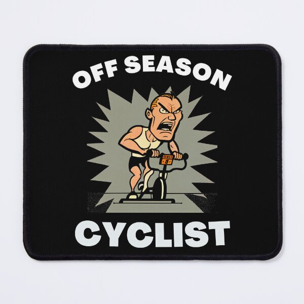 Item preview, Funny spin, funny indoor cycling design 1 - OFF SEASON CYCLIST designed and sold by TourDePassion.