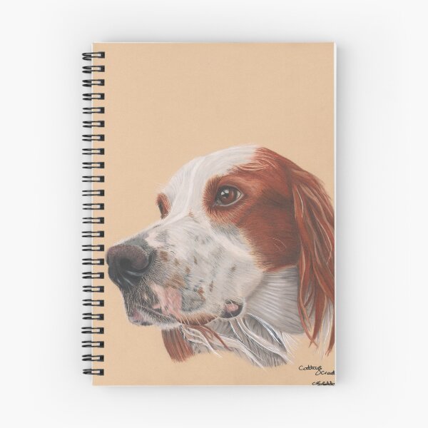 Item preview, An Irish red and white Setter designed and sold by cathyscreations.