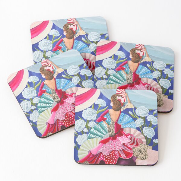 Item preview, Red and gold flamenco designed and sold by mjartmaria.