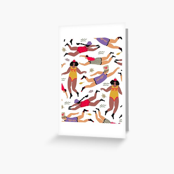 Item preview, Wild Swimming Ladies designed and sold by Stephanie Hofmann.