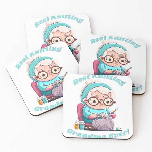 Item preview, best knitting grandma ever designed and sold by printiesart.