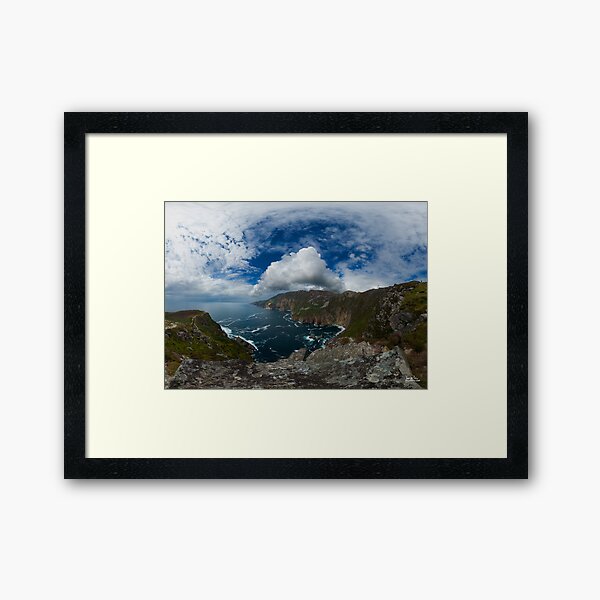 Bunglas - Highest Sea Cliffs in Europe? Framed Art Print