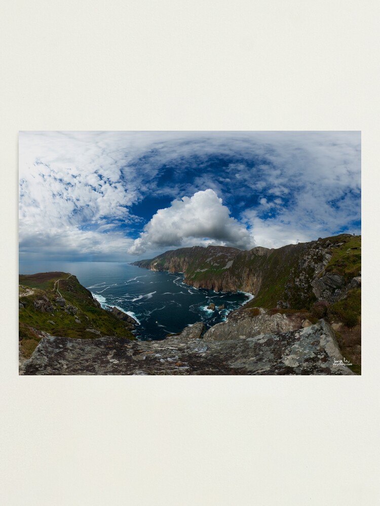 Alternate view of Bunglas - Highest Sea Cliffs in Europe? Photographic Print