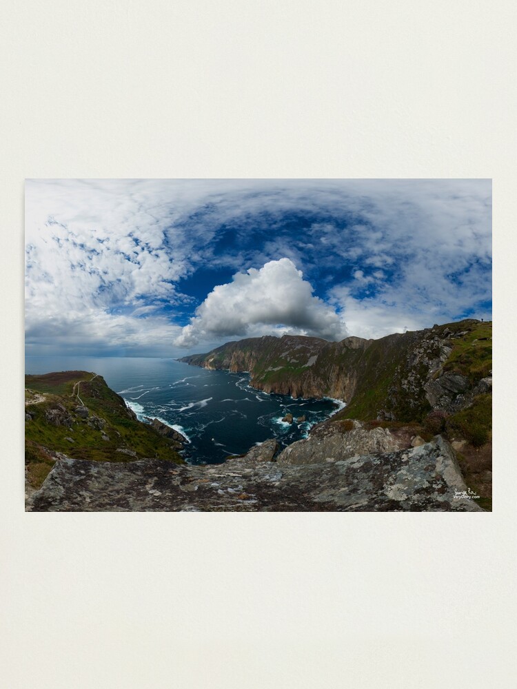 Alternate view of Bunglas - Highest Sea Cliffs in Europe? Photographic Print