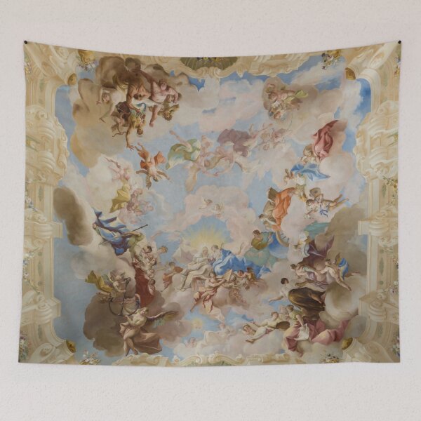 Item preview, Ceiling Fresco Altenburg Abbey Mural Baroque Painting - The Harmony of Religion and Science designed and sold by Onodera.