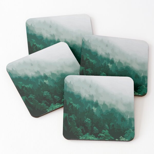 Item preview, Abstract Illustration:- Abstract Forest Wall Art-Abstract Forest Art Prints designed and sold by typoinspired.