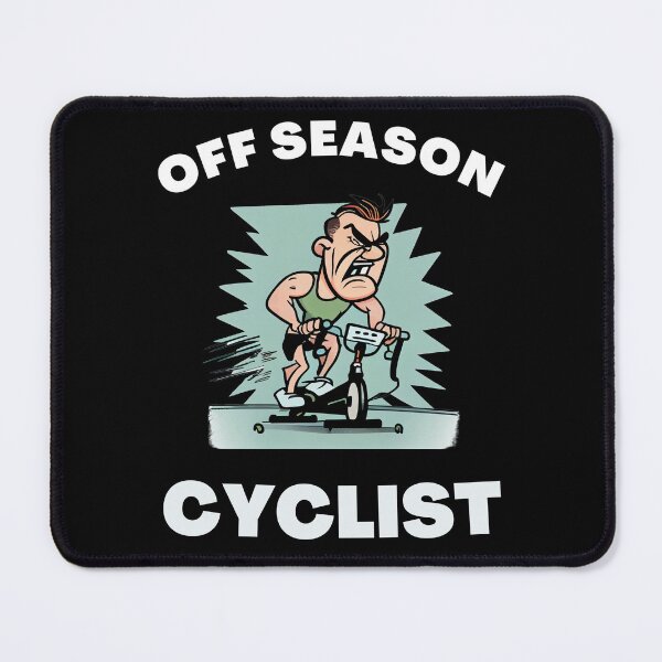 Item preview, Funny spin, funny indoor cycling design 3 - OFF SEASON CYCLIST designed and sold by TourDePassion.