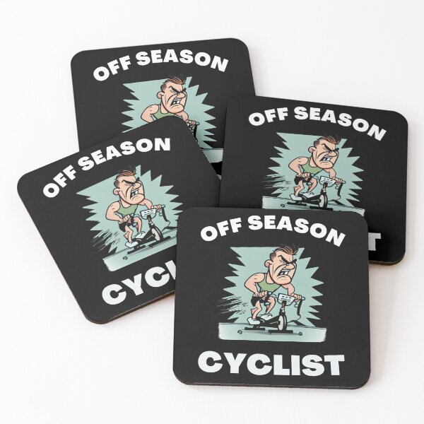 Item preview, Funny spin, funny indoor cycling design 3 - OFF SEASON CYCLIST designed and sold by TourDePassion.