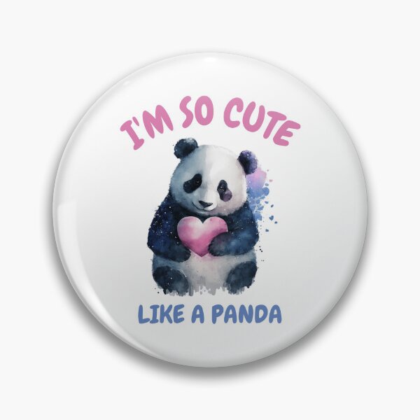 Item preview, I'm so cute like a panda designed and sold by BajoTShop.