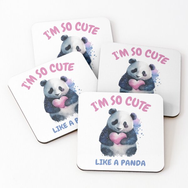 Item preview, I'm so cute like a panda designed and sold by BajoTShop.
