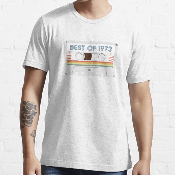 50th Birthday Best of 1973 Cassette Tape Vintage for Gift Essential T-Shirt