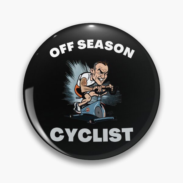 Item preview, Funny spin, funny indoor cycling design 6 - OFF SEASON CYCLIST designed and sold by TourDePassion.