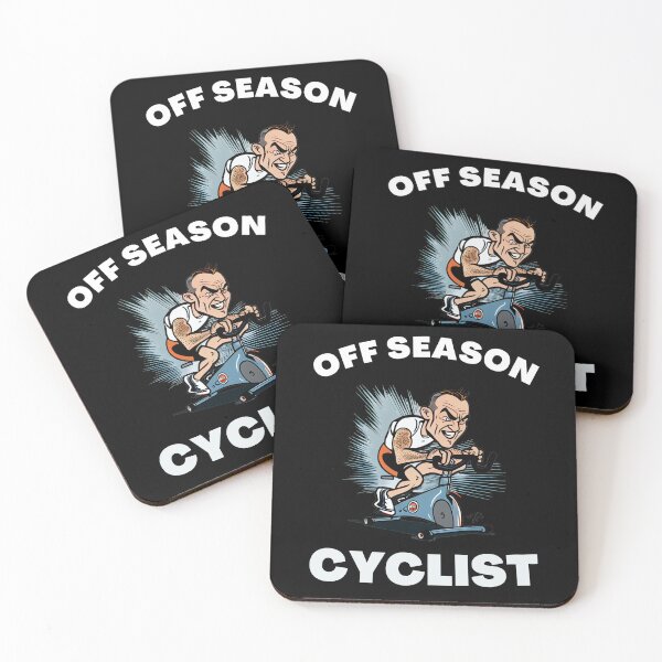 Item preview, Funny spin, funny indoor cycling design 6 - OFF SEASON CYCLIST designed and sold by TourDePassion.