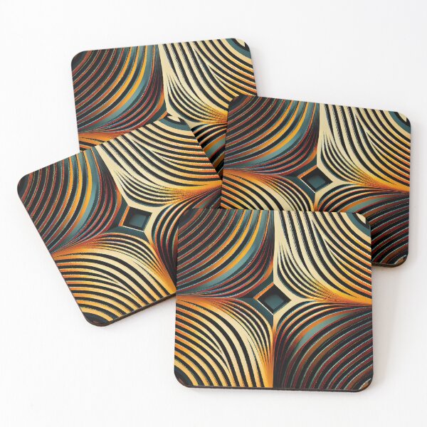 Item preview, Brilliant Line Pattern Digital Painting designed and sold by CodeAndColors.