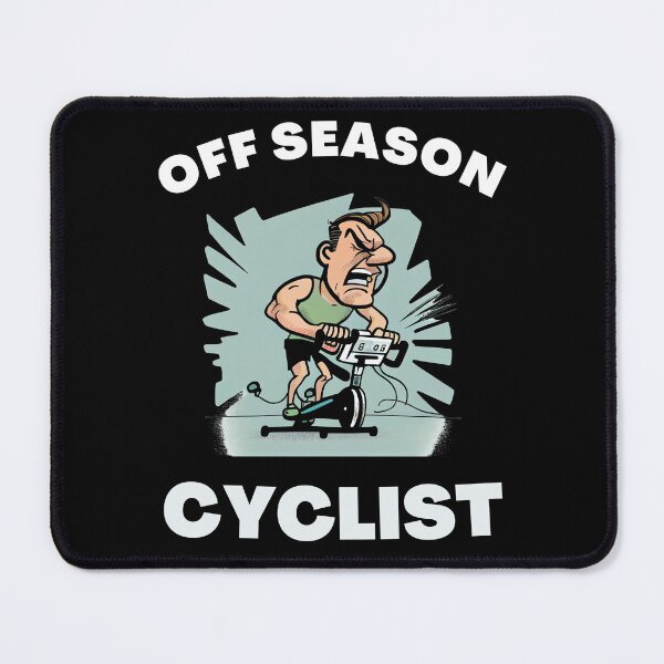 Item preview, Funny spin, funny indoor cycling design 7 - OFF SEASON CYCLIST designed and sold by TourDePassion.