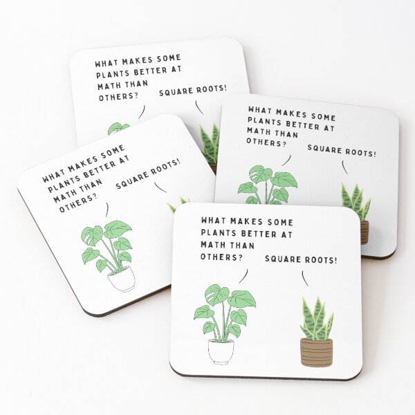 Item preview, Plant joke - What makes some plants better at math than others? (colour) designed and sold by ani-eni.