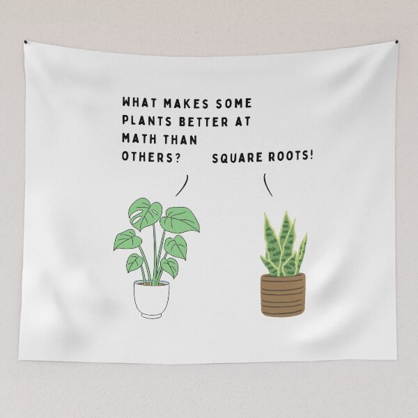 Item preview, Plant joke - What makes some plants better at math than others? (colour) designed and sold by ani-eni.