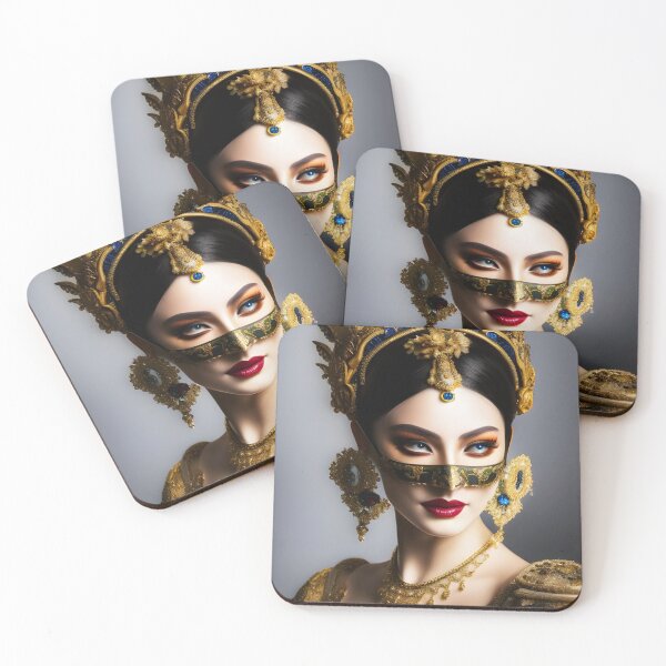 Item preview, Venetian Masked Lady designed and sold by DoublecrashArt.