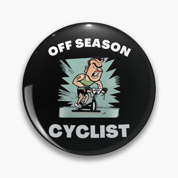 Item preview, Funny spin, funny indoor cycling design 8 - OFF SEASON CYCLIST designed and sold by TourDePassion.