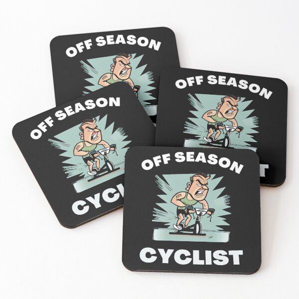 Item preview, Funny spin, funny indoor cycling design 8 - OFF SEASON CYCLIST designed and sold by TourDePassion.
