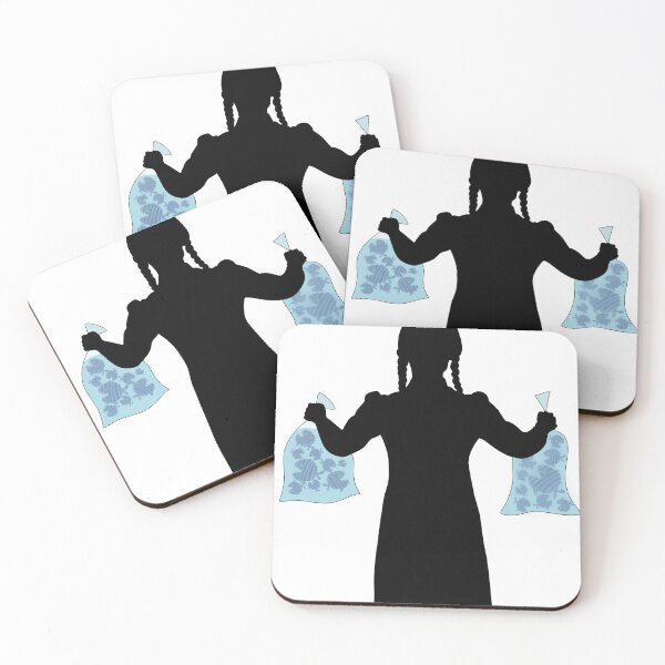 Item preview, Wednesday with Piranhas  designed and sold by Freebirdstudioz.