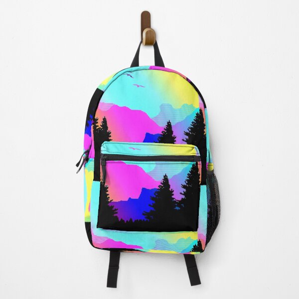 Item preview, Abstract Rainbow Mountain Scape designed and sold by RagWeasel.