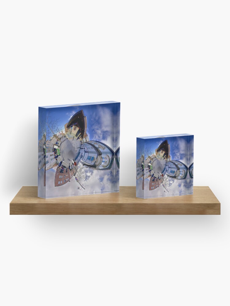 Alternate view of Shipquay Street Panorama - Spring 2014 Acrylic Block