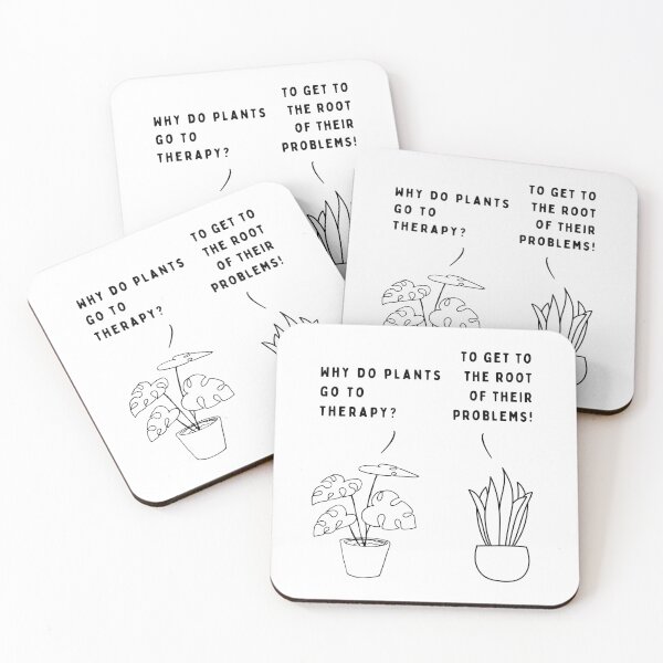 Item preview, Plant joke - Why do plants go to therapy?  designed and sold by ani-eni.