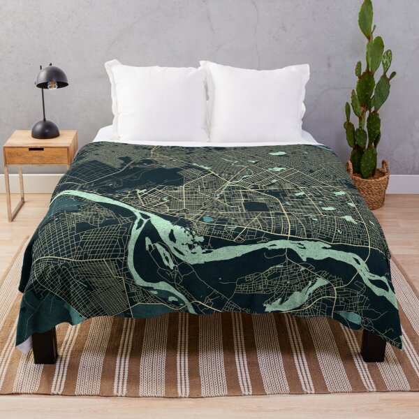 Item preview, N'Djamena City Map of Chad - Summer designed and sold by deMAP.
