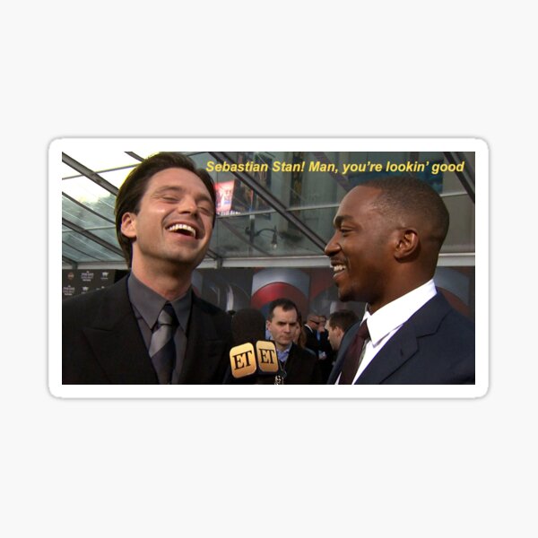 Sebastian Stan and Anthony Mackie Sticker