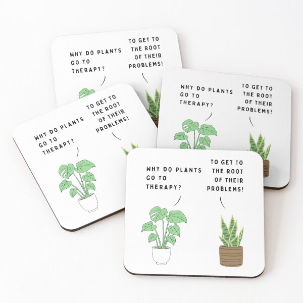 Item preview, Plant joke - Why do plants go to therapy? (colour) designed and sold by ani-eni.
