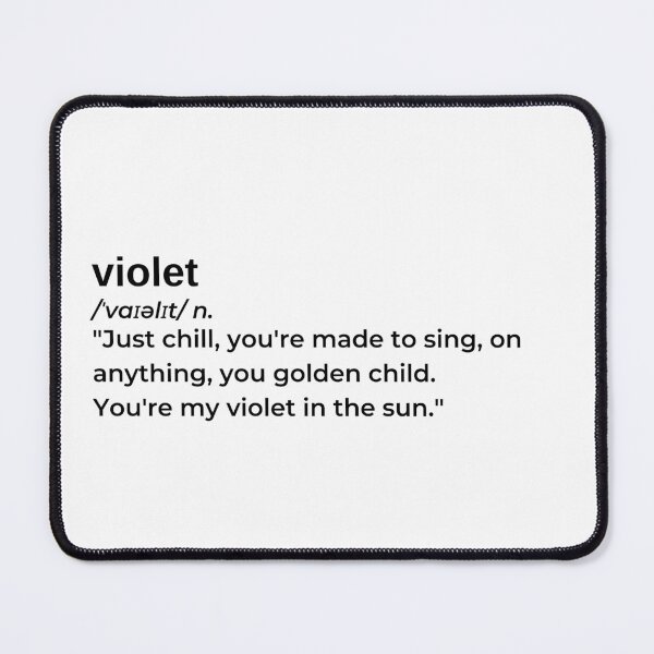 Item preview, Violet by Daniel Caesar designed and sold by RapLyricsStore.