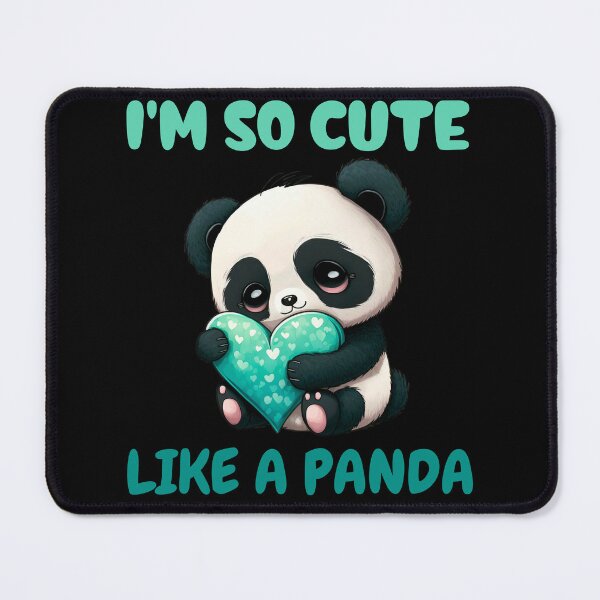 Item preview, i'm so cute like a panda designed and sold by BajoTShop.