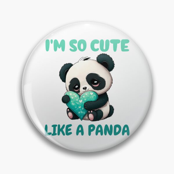 Item preview, i'm so cute like a panda designed and sold by BajoTShop.