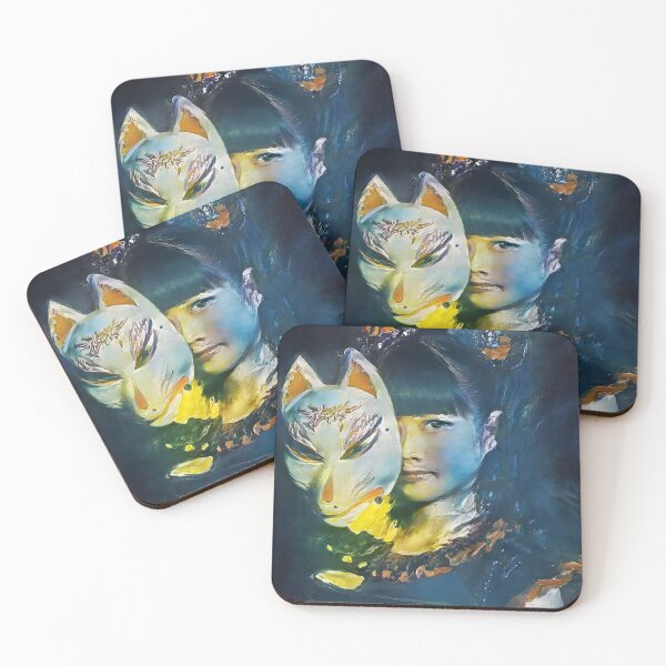 Item preview, Yui-Metal Fox God Mask Babymetal Painting Digital Fan Art designed and sold by Gogmagosh.