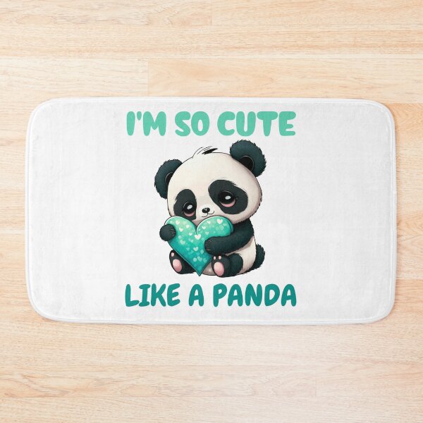 Item preview, i'm so cute like a panda designed and sold by BajoTShop.